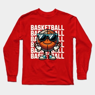 Basketball Mascot Long Sleeve T-Shirt